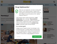 Tablet Screenshot of mamotoja.pl